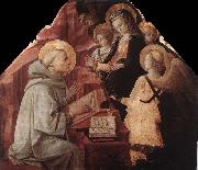 Fra Filippo Lippi The Virgin Appears to St Bernard Sweden oil painting artist